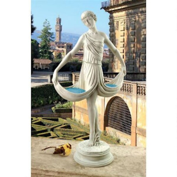 Skirts Isadora Duncan Birdbath Garden Ballerina Statue Feeder Dance
